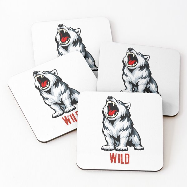Artikelvorschau, Wütender Wilder Wolf Vektor Illustration entworfen und verkauft von ROARSOME DESiGNS.