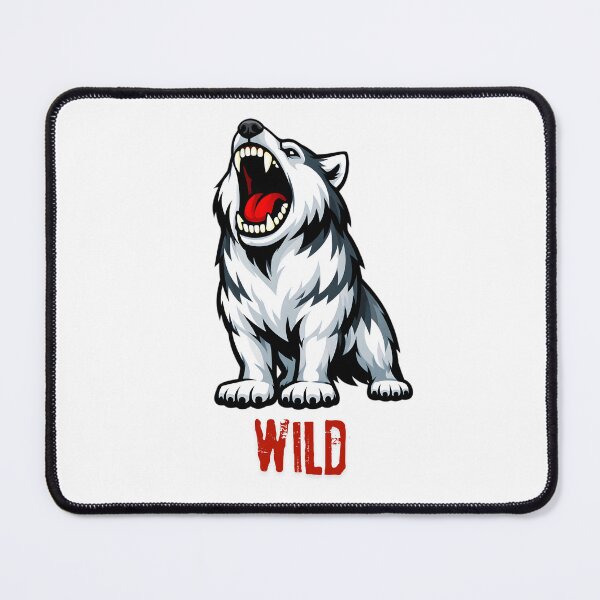 Item preview, Angry Wild Wolf Vector Graphic Illustration designed and sold by ROARSOME DESiGNS.