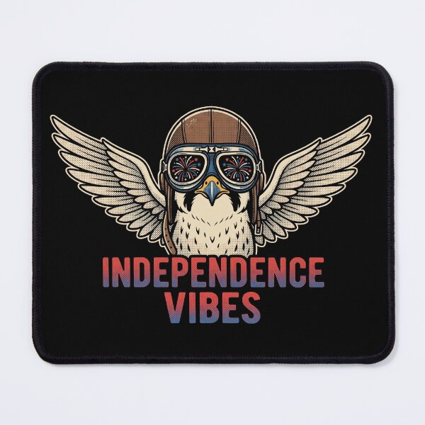 Item preview, Independence Vibes Patriotic Bald Eagle Aviator Shirt designed and sold by TeNovaStudio ⭐⭐⭐⭐⭐.