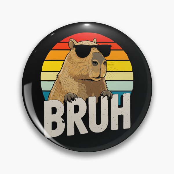 Item preview, Bruh Capybara Meme Funny Animal designed and sold by AmaXONIC.