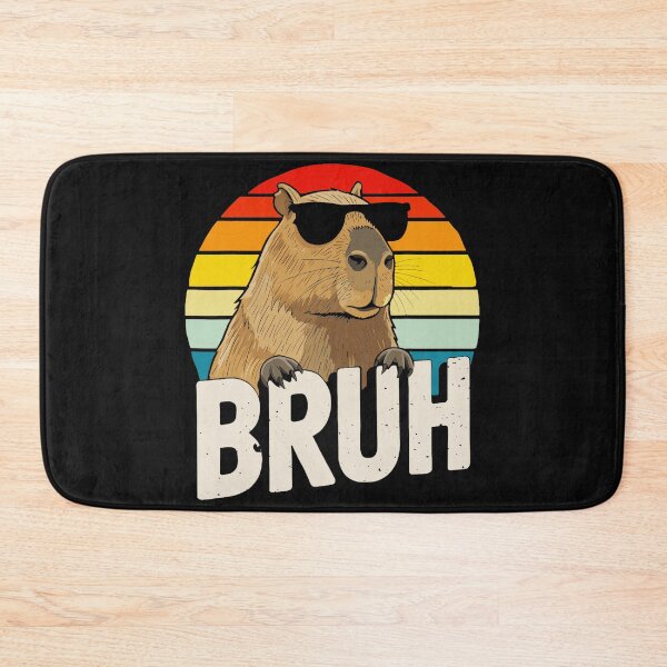 Item preview, Bruh Capybara Meme Funny Animal designed and sold by AmaXONIC.
