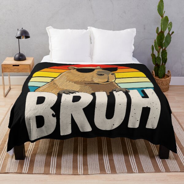 Item preview, Bruh Capybara Meme Funny Animal designed and sold by AmaXONIC.