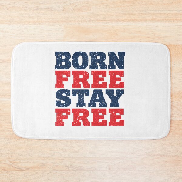 Item preview, Vintage Born Free Stay Free American Pride Graphic designed and sold by QuirkyCloud Designs.