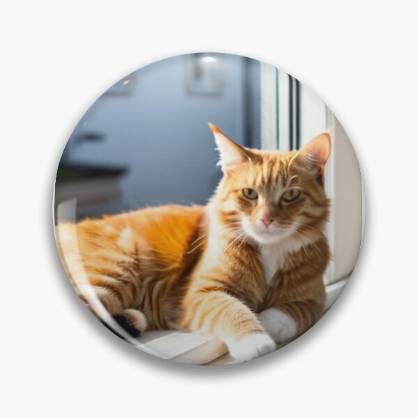 Item preview, Animals - Ginger Tabby Cat on a Windowsill, Domestic Serenity designed and sold by DoodyPets.