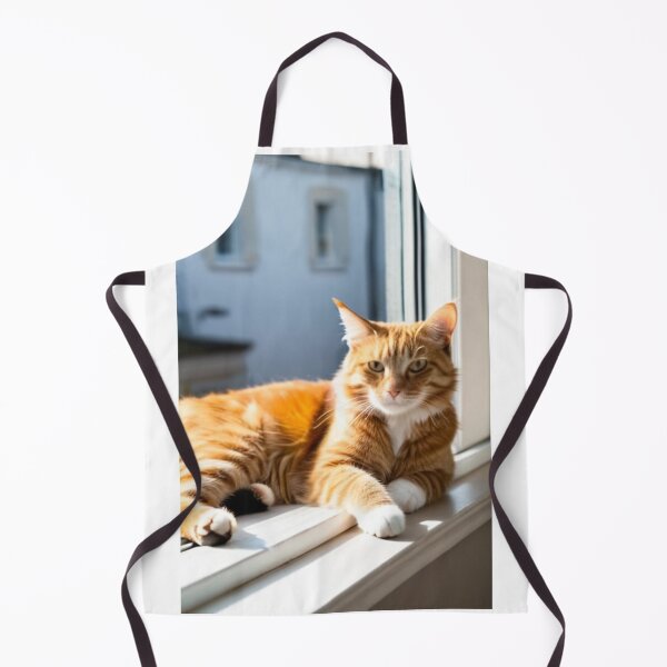 Item preview, Animals - Ginger Tabby Cat on a Windowsill, Domestic Serenity designed and sold by DoodyPets.