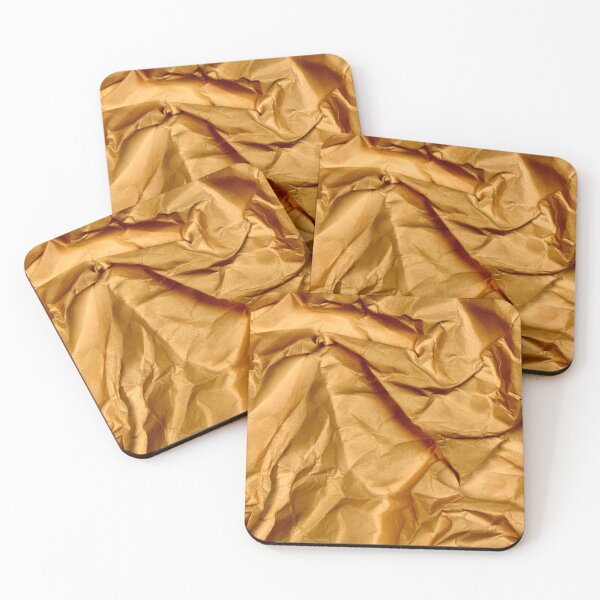 Item preview, Luxury crumpled gold paper texture background macro designed and sold by TanalyFlowers.