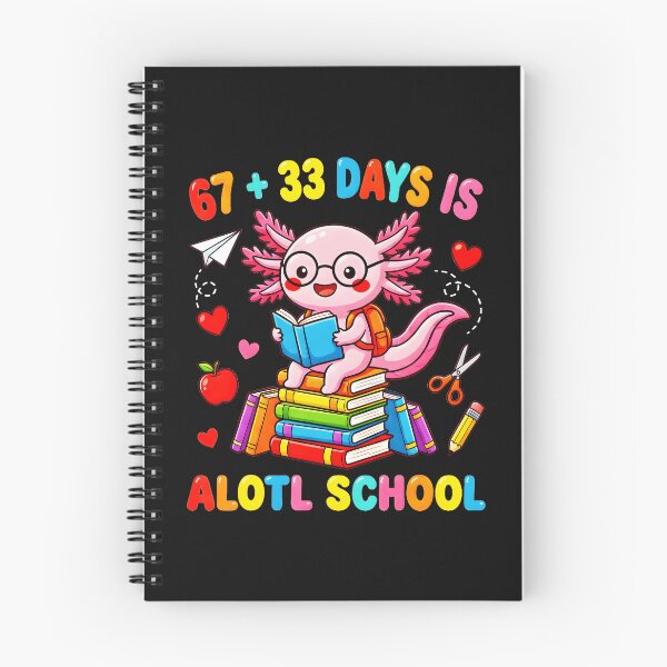 Item preview, 67 + 33 Days Is Alotl School Axolotl 100th Day Of School Student Teacher designed and sold by AmaXONIC.