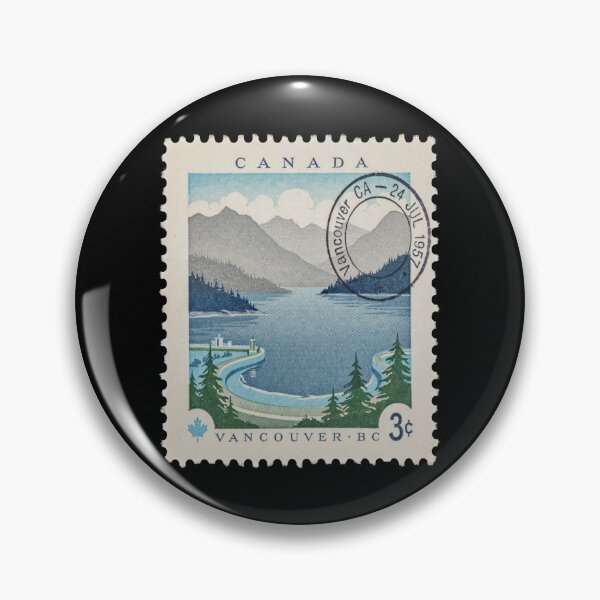 Item preview, Vancouver Canada Coastal Postage Stamp Travel Sticker designed and sold by stickercuffs.