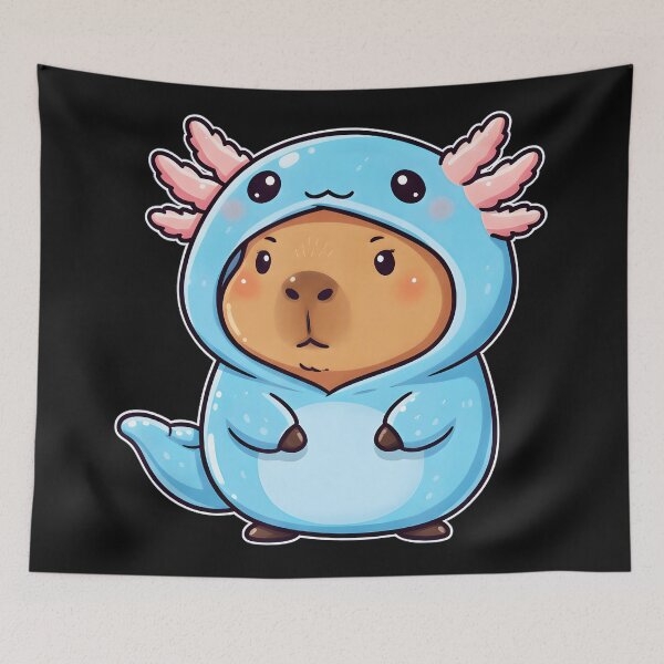 Item preview, Cute Capybara Axolotl Costume Animal Lover designed and sold by AmaXONIC.