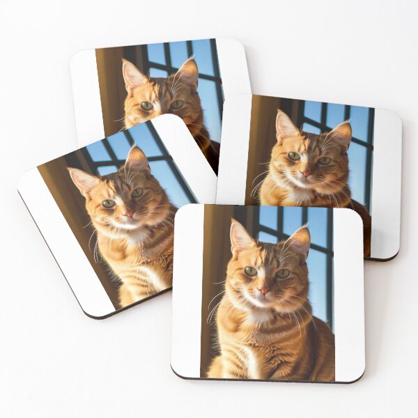 Item preview, Animals - Ginger Tabby Cat, Golden Light and Intense Gaze designed and sold by DoodyPets.