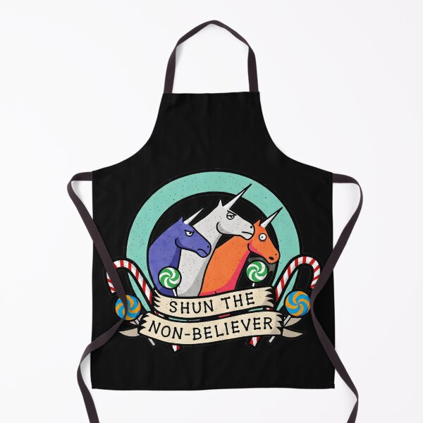 Item preview, Shun The Non-Believer Funny Unicorn Christmas Holiday Sarcasm Magic designed and sold by AmaXONIC.