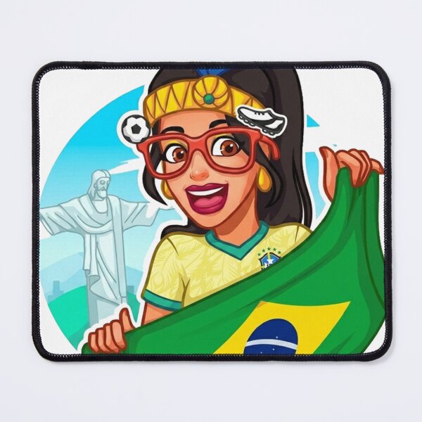 Item preview, Brazil Soccer Girl designed and sold by clintang.