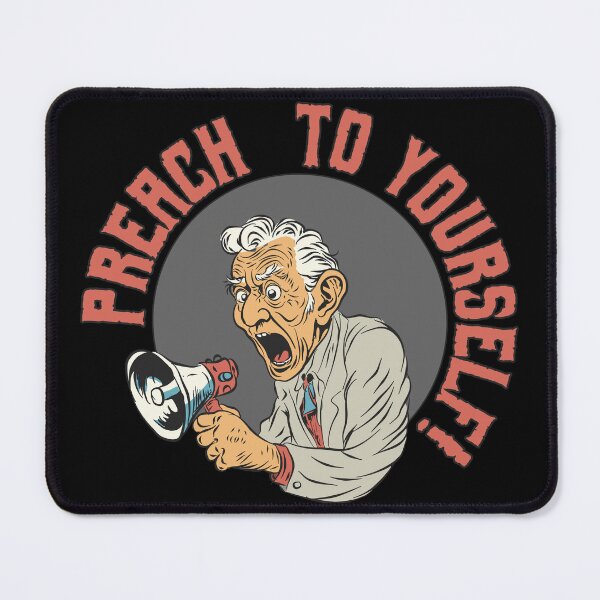 Item preview, Preach to Yourself - Social Commentary Illustration designed and sold by Ngeblart.