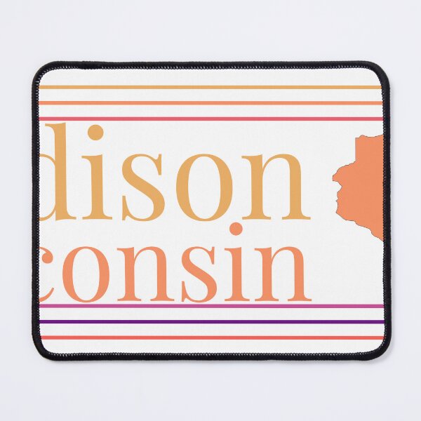 Item preview, Madison Wisconsin City Marked On State Map designed and sold by TheIconSmith.