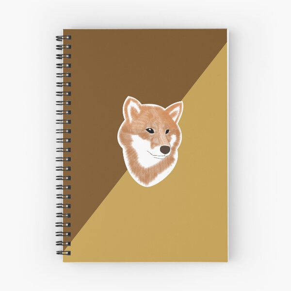 Item preview, Two toned colors (brown, light brown) with red Shiba Inu designed and sold by ShibaCruise-On.