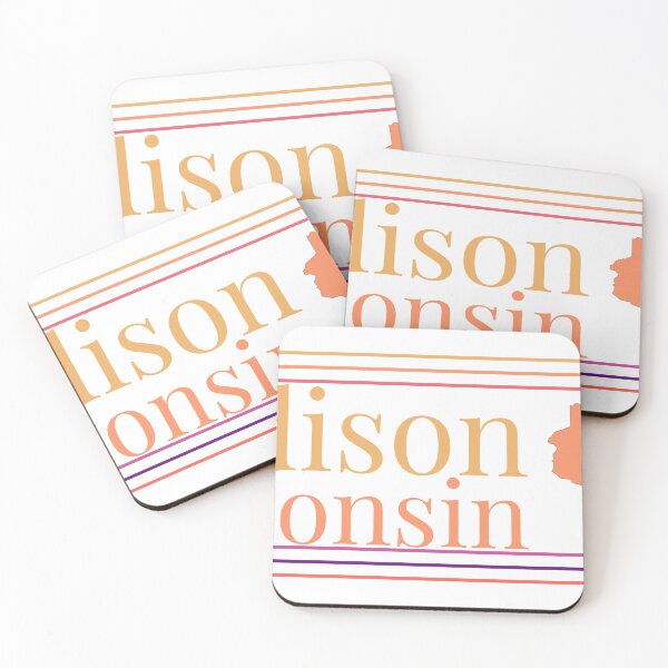 Item preview, Madison Wisconsin City Marked On State Map designed and sold by TheIconSmith.