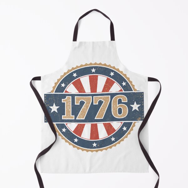 Item preview, Retro 1776 Independence Day Distressed Badge Art designed and sold by QuirkyCloud Designs.