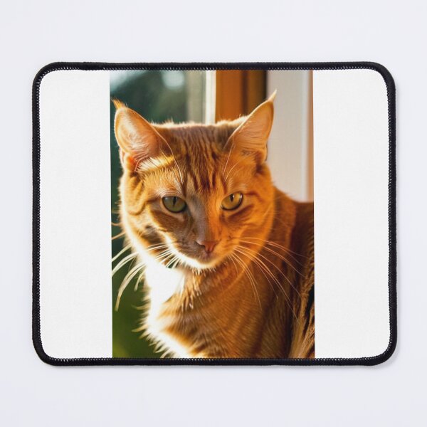 Item preview, Animals - Ginger Tabby Cat, Portrait in Golden Light designed and sold by DoodyPets.