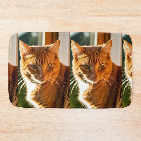 Item preview, Animals - Ginger Tabby Cat, Portrait in Golden Light designed and sold by DoodyPets.