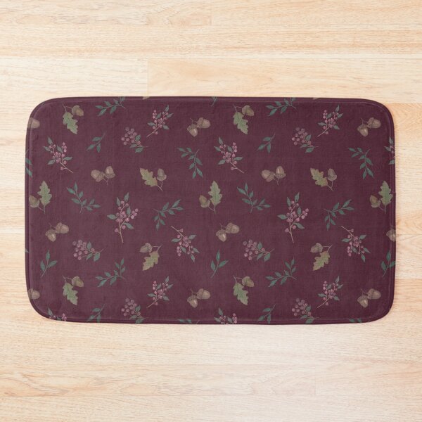 Item preview, Woodland Acorn Berry Toss  Autumn Watercolor  Pattern designed and sold by Designs by christel_treiber.