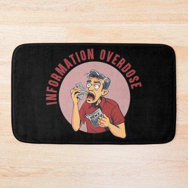 Item preview, Information Overdose - Digital Age Satire designed and sold by Ngeblart.