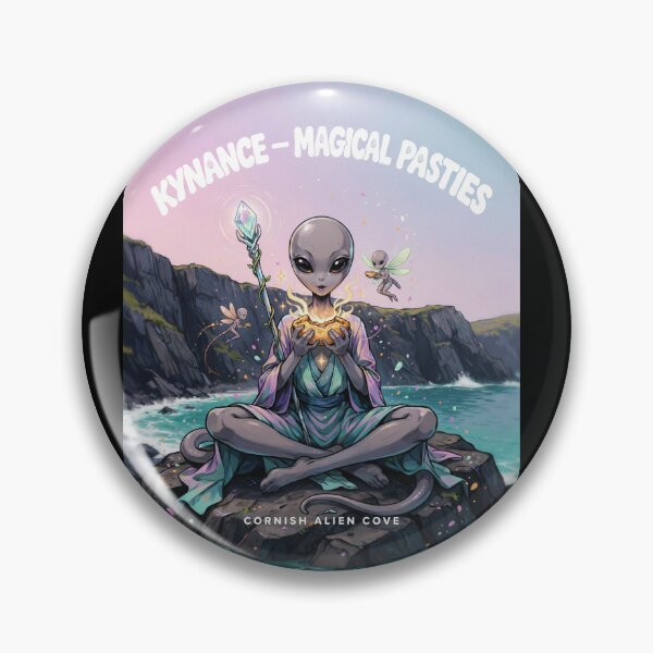 Item preview, Kynance Cove Alien Magical Pasty — Cornish Folklore Fantasy T-Shirt V4 designed and sold by DarylWelsh2024.