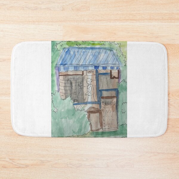 Item preview, Cafe in woods  designed and sold by RitikaGarg.