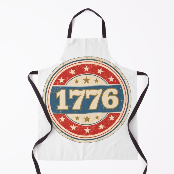Item preview, Retro 1776 Independence Day Distressed Badge Art designed and sold by QuirkyCloud Designs.