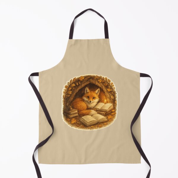 Item preview, Cosy Reading Fox Woodland Retreat designed and sold by ChirpInc.