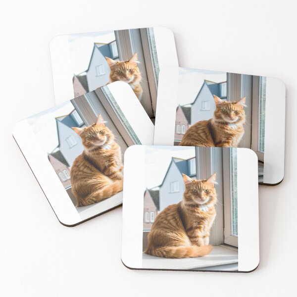 Item preview, Animals - Ginger Tabby Cat, Serene Contemplation at the Window designed and sold by DoodyPets.