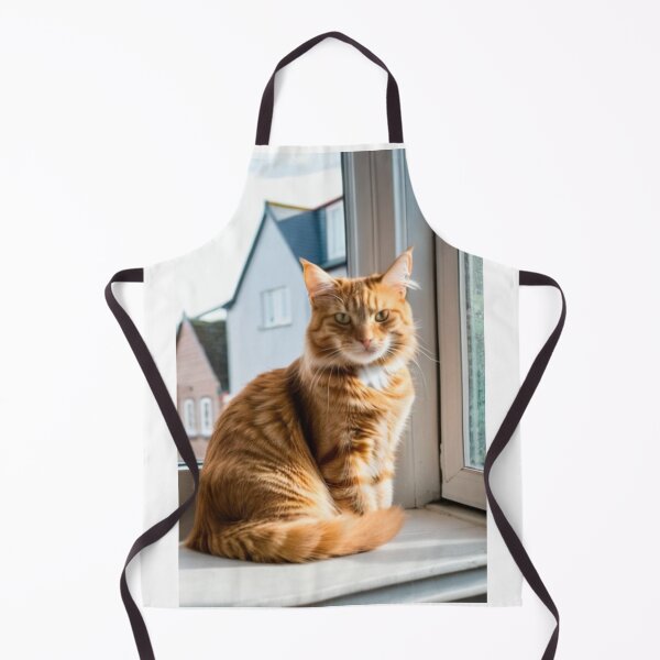 Item preview, Animals - Ginger Tabby Cat, Serene Contemplation at the Window designed and sold by DoodyPets.