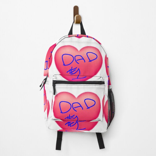 Item preview, red heart DAD NUMBER ONE designed and sold by Artqween .