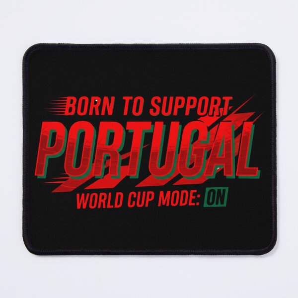 Item preview, Born To Support Portugal World Cup Mode On Shirt | Portugal Soccer Fan Tee 2026.png designed and sold by rebuZZ-Apparels-The Minimalistic Buzz.