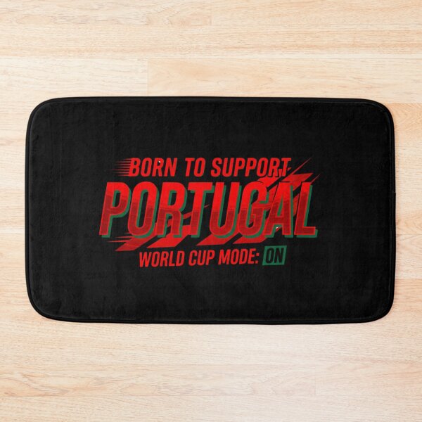 Item preview, Born To Support Portugal World Cup Mode On Shirt | Portugal Soccer Fan Tee 2026.png designed and sold by rebuZZ-Apparels-The Minimalistic Buzz.