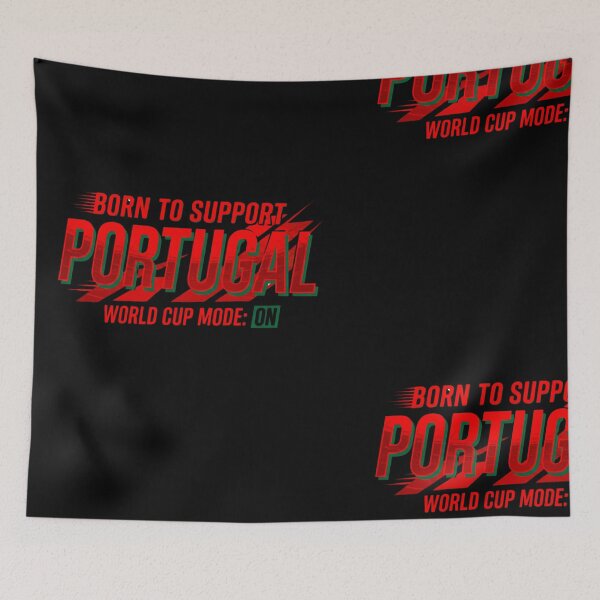 Item preview, Born To Support Portugal World Cup Mode On Shirt | Portugal Soccer Fan Tee 2026.png designed and sold by rebuZZ-Apparels-The Minimalistic Buzz.