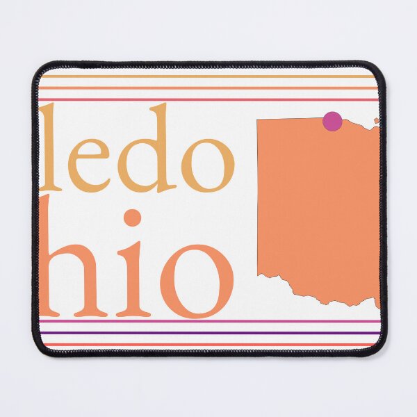 Item preview, Toledo Ohio City Marked On State Map designed and sold by TheIconSmith.