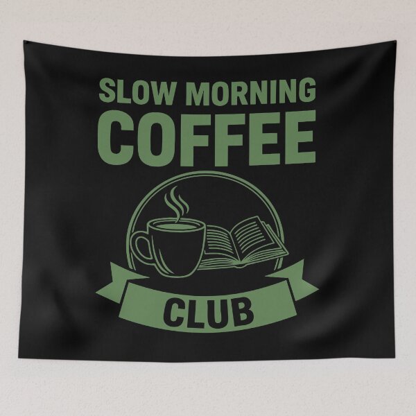Item preview, Breakfast Slow Morning Coffee Club Funny Brunch designed and sold by LuminOrb.