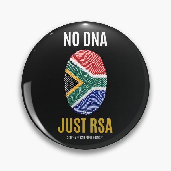 Item preview, No DNA Just RSA | South African Flag Fingerprint | Proudly South African designed and sold by KereetsaOne.