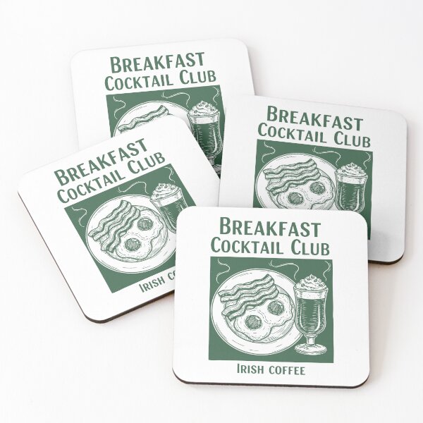 Item preview, Breakfast Cocktail Club Irish Coffee Bacon Brunch designed and sold by LuminOrb.