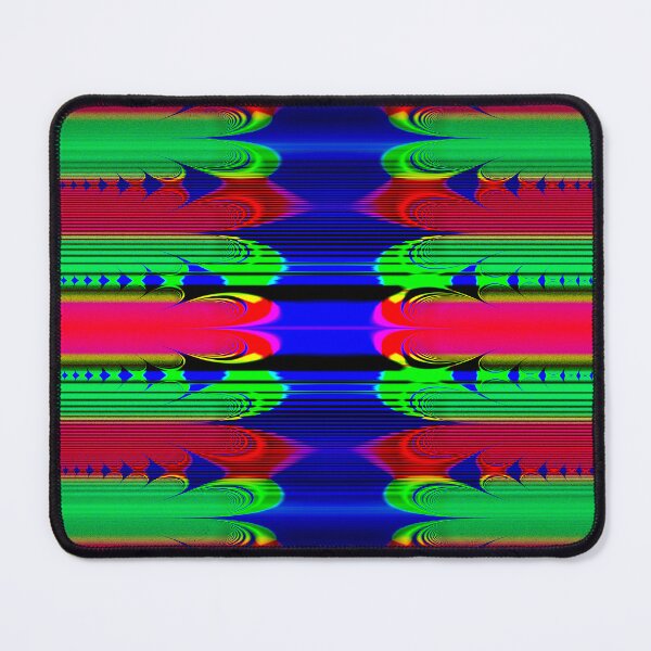 Item preview, Abstract Pattern "Red and green stripes" designed and sold by Gluecknika.