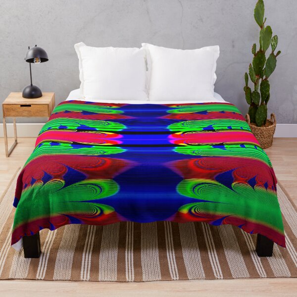 Item preview, Abstract Pattern "Red and green stripes" designed and sold by Gluecknika.