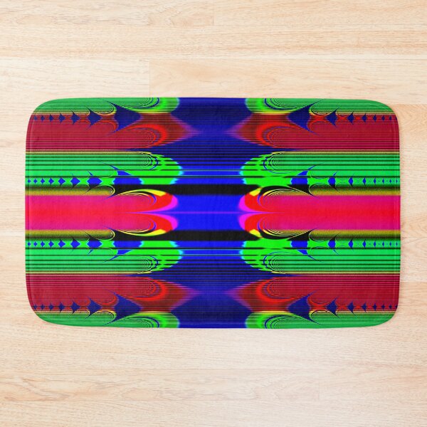 Item preview, Abstract Pattern "Red and green stripes" designed and sold by Gluecknika.