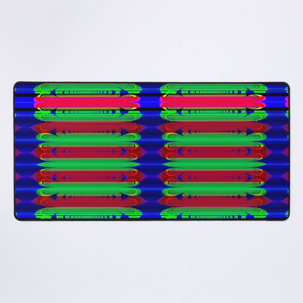 Item preview, Abstract Pattern "Red and green stripes" designed and sold by Gluecknika.