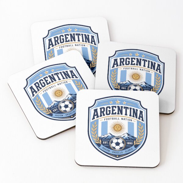 Item preview, Argentina Football Nation Badge  designed and sold by PamLeeDesign.