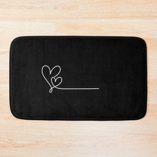 Item preview, Minimalist White Continuous Line Interlocking Double Hearts designed and sold by somimalikkk.