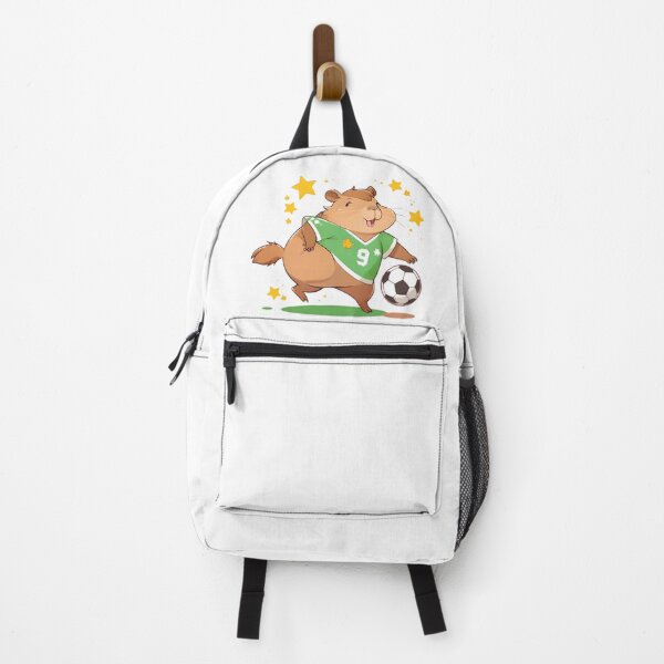 Item preview, Football Capybara — Kawaii Soccer Capybara Sticker designed and sold by tommysworks.