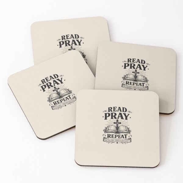 Item preview, Read Pray Repeat Christian Faith Design | Bible Study Christian Gift | Scripture Reader Shirt designed and sold by astersgraphics.