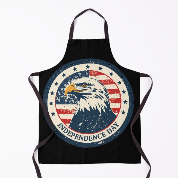 Item preview, Vintage Independence Day Bald Eagle American Flag Circular Emblem designed and sold by QuirkyCloud Designs.