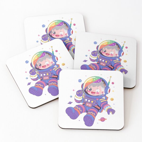 Item preview, Cute Space Explorer Boy Sticker designed and sold by inkfusionhub99.