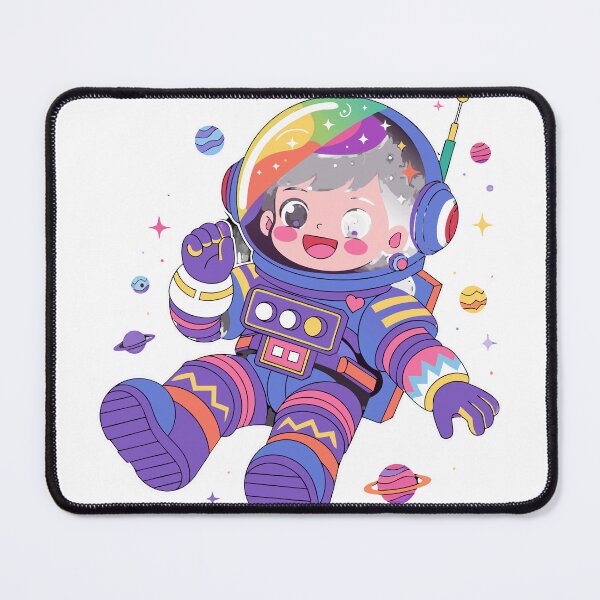 Item preview, Cute Space Explorer Boy Sticker designed and sold by inkfusionhub99.